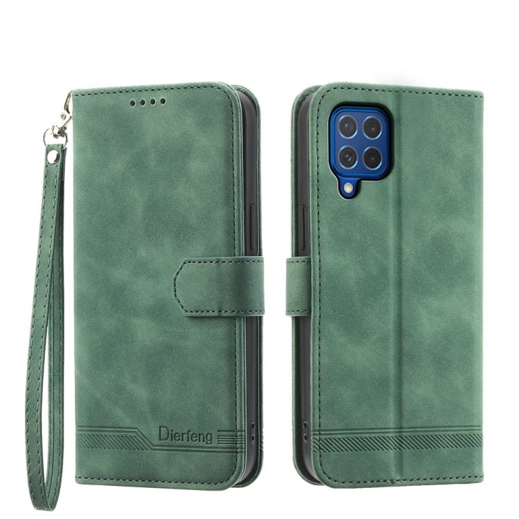 Custodia portafoglio TPU e pelle PU per Samsung Galaxy M54
