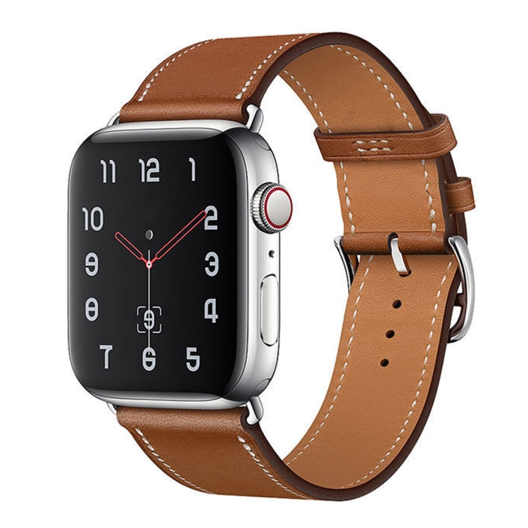 Cinturino di ricambio per cinturino in pelle, For Apple Watch Series 7 41mm / 6 & SE & 5 & 4 40mm / 3 & 2 & 1 38mm, For Apple Watch Series 7 45mm / 6 & SE & 5 & 4 44mm / 3 & 2 & 1 42mm