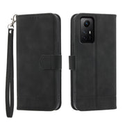 Dierfeng Dream Line TPU + Custodia per telefono in pelle PU, For Xiaomi Redmi Note 12S 4G Global, For Xiaomi Poco X6 Pro 5G