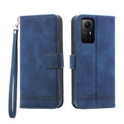 Dierfeng Dream Line TPU + Custodia per telefono in pelle PU, For Xiaomi Redmi Note 12S 4G Global, For Xiaomi Poco X6 Pro 5G