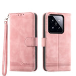 Custodia portafoglio TPU e pelle PU per Xiaomi 14 Pro