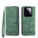 Custodia portafoglio TPU e pelle PU per Xiaomi 14 Pro