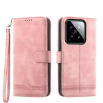Custodia portafoglio TPU e pelle PU per Xiaomi 14 Pro
