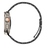 Cinturino in metallo a doppia fila, For Apple Watch 8 41mm, For Apple Watch 8 45mm, For Apple Watch SE 2022 40mm, For Apple Watch SE 2022 44mm, For Apple Watch 7 41mm, For Apple Watch 7 45mm, For Apple Watch SE 40mm, For Apple Watch SE 44mm