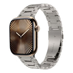 Cinturino in metallo a doppia fila, For Apple Watch Series 10 46mm, For Apple Watch Series 10 42mm, For Apple Watch SE 2023 44mm, For Apple Watch SE 2023 40mm, For Apple Watch Ultra 2 49mm, For Apple Watch 9 45mm, For Apple Watch 9 41mm                ...