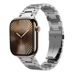 Cinturino in metallo a doppia fila, For Apple Watch Series 10 46mm, For Apple Watch Series 10 42mm, For Apple Watch SE 2023 44mm, For Apple Watch SE 2023 40mm, For Apple Watch Ultra 2 49mm, For Apple Watch 9 45mm, For Apple Watch 9 41mm                ...