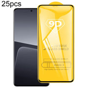 Pellicola in vetro temperato con schermo a colla intera da 25 pezzi 9D, For Xiaomi Redmi 12 / 12R / 12 5G / Note 12R / Poco M6 Pro, For Xiaomi 13T, For Xiaomi Redmi Note 12T Pro