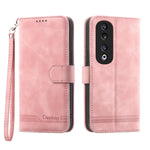 Dierfeng Dream Line TPU + Custodia per telefono in pelle PU, For Honor 200 Lite Global, For Honor 100 Pro, For Honor 100, For Honor 90 Pro 5G