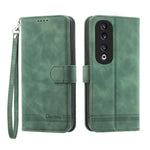 Dierfeng Dream Line TPU + Custodia per telefono in pelle PU, For Honor 200 Lite Global, For Honor 100 Pro, For Honor 100, For Honor 90 Pro 5G