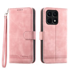 Dierfeng Dream Line TPU + Custodia per telefono in pelle PU, For Honor Magic5, For Honor X8a 4G