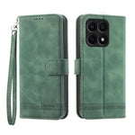 Dierfeng Dream Line TPU + Custodia per telefono in pelle PU, For Honor Magic5, For Honor X8a 4G