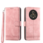 Dierfeng Dream Line TPU + Custodia per telefono in pelle PU, For Honor Magic5, For Honor X8a 4G