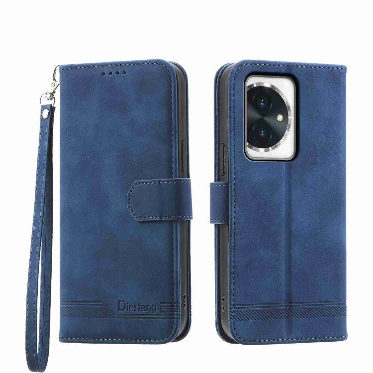 Dierfeng Dream Line TPU + Custodia per telefono in pelle PU, For Honor 200 Lite Global, For Honor 100 Pro, For Honor 100, For Honor 90 Pro 5G