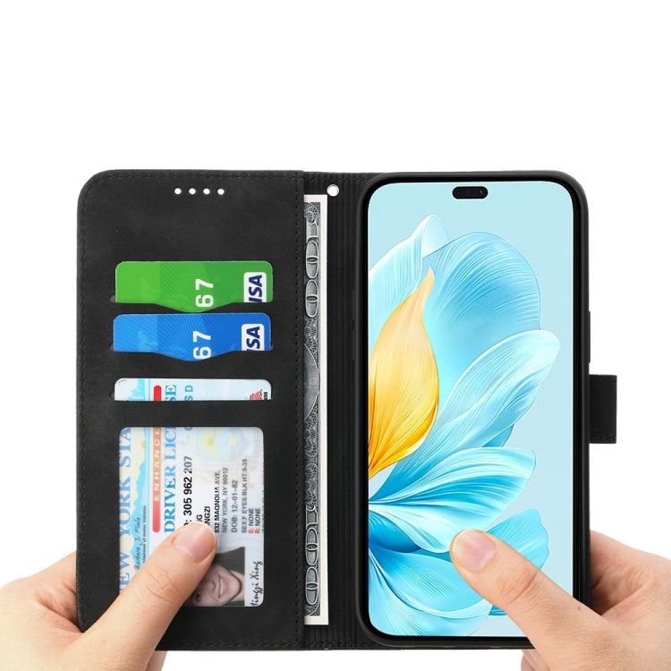 Dierfeng Dream Line TPU + Custodia per telefono in pelle PU, For Honor 200 Lite Global, For Honor 100 Pro, For Honor 100, For Honor 90 Pro 5G