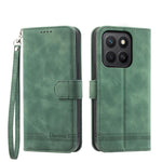 Dierfeng Dream Line TPU + Custodia per telefono in pelle PU, For Honor 400 Pro Global 160.8mm, For Honor 400 Lite Global, For Honor 400 Global 156.5mm, For Honor X8c 4G