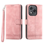 Dierfeng Dream Line TPU + Custodia per telefono in pelle PU, For Honor 400 Pro Global 160.8mm, For Honor 400 Lite Global, For Honor 400 Global 156.5mm, For Honor X8c 4G