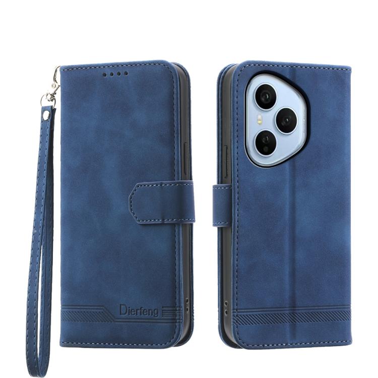 Dierfeng Dream Line TPU + Custodia per telefono in pelle PU, For Honor 400 Pro Global 160.8mm, For Honor 400 Lite Global, For Honor 400 Global 156.5mm, For Honor X8c 4G