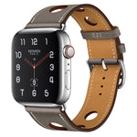 Cinturino in pelle a tre fori per Apple Watch 38-45mm
