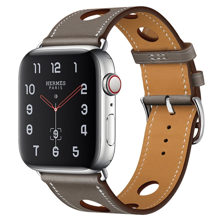 Cinturino in pelle a tre fori per Apple Watch 38-45mm