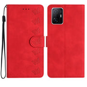 Custodia per telefono in pelle goffrata con sette farfalle, For Xiaomi 11T / 11T Pro, For Xiaomi Redmi 10, For Xiaomi Mi 11 Ultra, For Xiaomi Mi 11 Pro