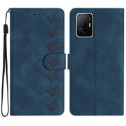 Custodia per telefono in pelle goffrata con sette farfalle, For Xiaomi 11T / 11T Pro, For Xiaomi Redmi 10, For Xiaomi Mi 11 Ultra, For Xiaomi Mi 11 Pro