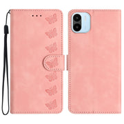 Custodia per telefono in pelle goffrata con sette farfalle, For Xiaomi Redmi A1, For Xiaomi Redmi Note 11 Pro 5G Global, For Xiaomi 12 Lite, For Xiaomi Redmi 10A