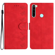 Custodia per telefono in pelle goffrata con sette farfalle, For Xiaomi Redmi Note 8T