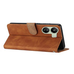 Custodia portafoglio in pelle per Xiaomi Redmi 13C