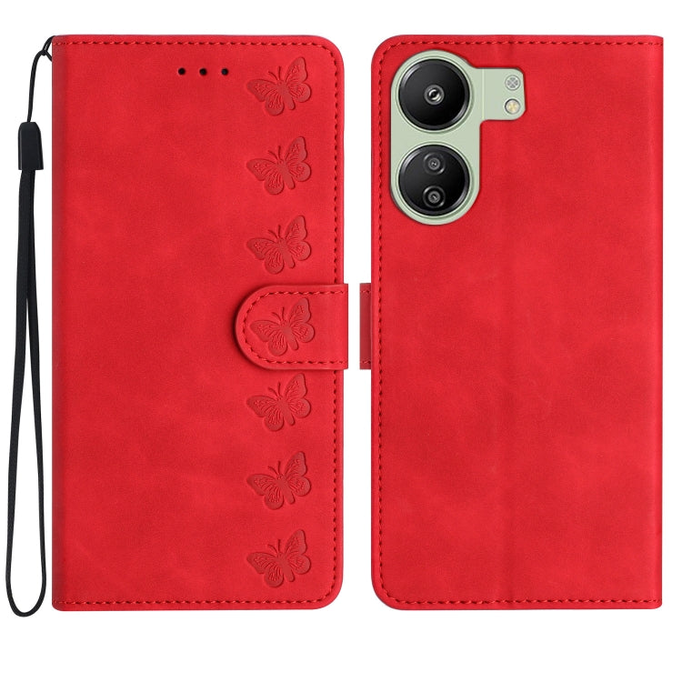 Custodia portafoglio in pelle per Xiaomi Redmi 13C