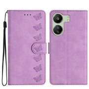 Custodia per telefono in pelle goffrata con sette farfalle, For Xiaomi Redmi 13C 4G, For Xiaomi 13T, For Xiaomi Mi 11 Lite, For Xiaomi Redmi Note 12 Pro 5G Global