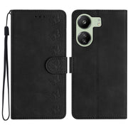 Custodia per telefono in pelle goffrata con sette farfalle, For Xiaomi Redmi 13C 4G, For Xiaomi 13T, For Xiaomi Mi 11 Lite, For Xiaomi Redmi Note 12 Pro 5G Global