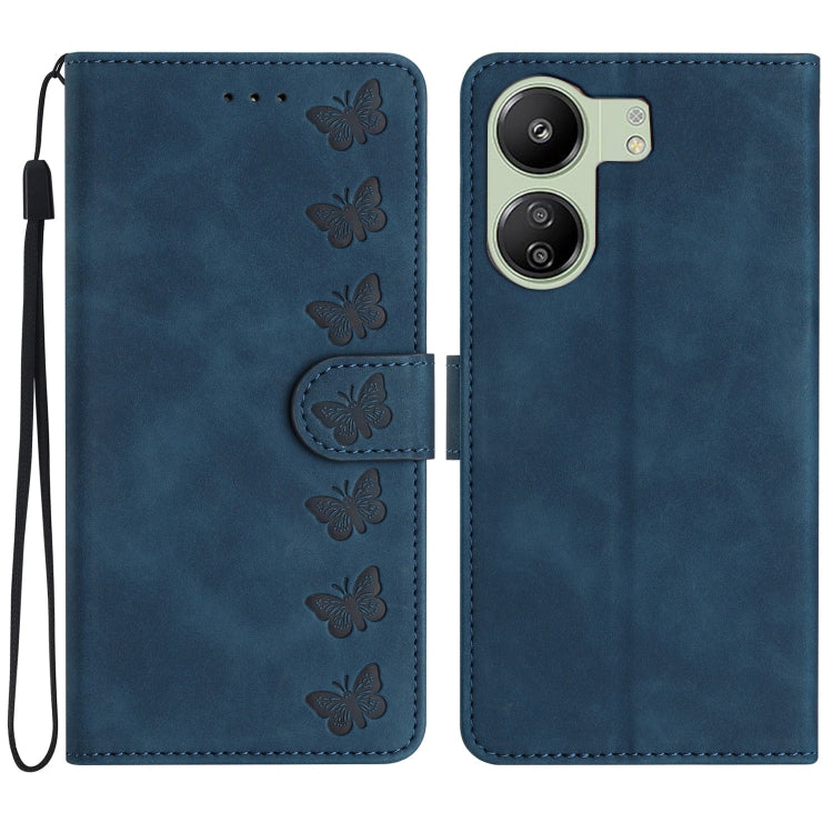 Custodia portafoglio in pelle per Xiaomi Redmi 13C