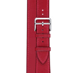 Cinturino di ricambio con cinturino in pelle a doppio anello, For Apple Watch Series 7 41mm / 6 & SE & 5 & 4 40mm / 3 & 2 & 1 38mm, For Apple Watch Ultra 49mm / Series 8&7 45mm / SE 2&6&SE&5&4 44mm / 3&2&1 42mm                                          ...