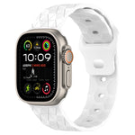 Cinturino per orologio in silicone con trama di calcio, For Apple Watch 9 41mm, For Apple Watch Ultra 49mm