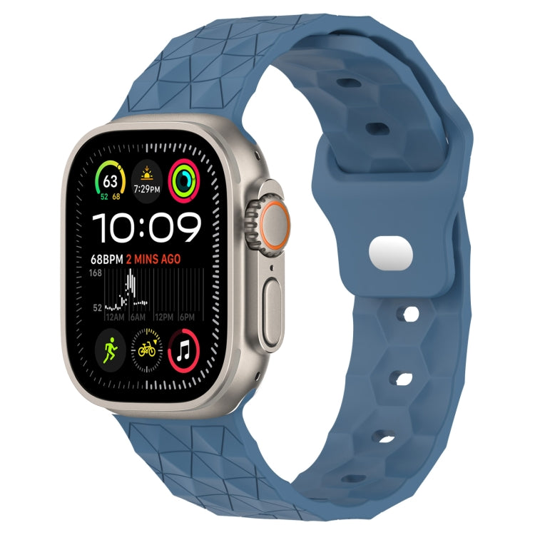 Cinturino per orologio in silicone con trama di calcio, For Apple Watch 9 41mm, For Apple Watch Ultra 49mm