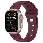 Cinturino per orologio in silicone con trama di calcio, For Apple Watch 9 41mm, For Apple Watch Ultra 49mm