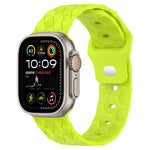 Cinturino per orologio in silicone con trama di calcio, For Apple Watch 9 41mm, For Apple Watch Ultra 49mm