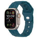 Cinturino per orologio in silicone con trama di calcio, For Apple Watch 9 41mm, For Apple Watch Ultra 49mm