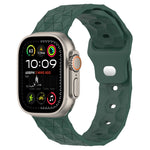 Cinturino per orologio in silicone con trama di calcio, For Apple Watch 9 41mm, For Apple Watch Ultra 49mm