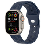Cinturino per orologio in silicone con trama di calcio, For Apple Watch 9 41mm, For Apple Watch Ultra 49mm