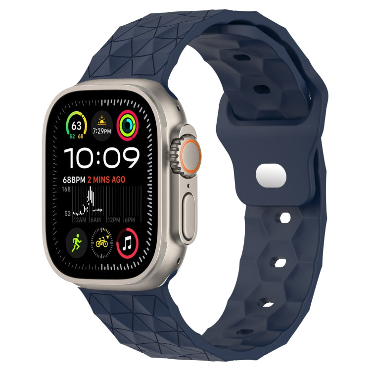 Cinturino per orologio in silicone con trama di calcio, For Apple Watch 9 41mm, For Apple Watch Ultra 49mm