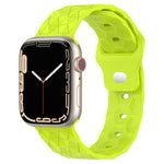 Cinturino per orologio in silicone con trama di calcio, For Apple Watch SE 40mm, For Apple Watch SE 44mm