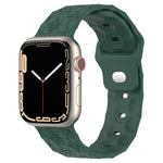 Cinturino per orologio in silicone con trama di calcio, For Apple Watch 5 44mm, For Apple Watch 5 40mm