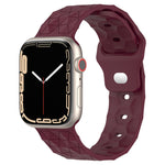 Cinturino per orologio in silicone con trama di calcio, For Apple Watch 4 44mm, For Apple Watch 4 40mm