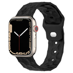 Cinturino per orologio in silicone con trama di calcio, For Apple Watch 42mm, For Apple Watch 38mm
