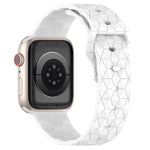 Cinturino per orologio in silicone con trama di calcio, For Apple Watch 42mm, For Apple Watch 38mm