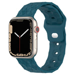 Cinturino per orologio in silicone con trama di calcio, For Apple Watch 42mm, For Apple Watch 38mm