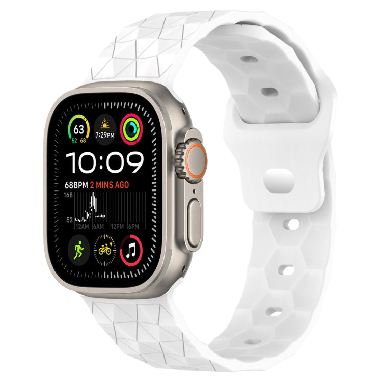 Cinturino in silicone con trama calcio per Apple Watch Ultra 2 e