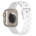Cinturino per orologio in silicone con trama di calcio, For Apple Watch Ultra 2 49mm, For Apple Watch 9 45mm