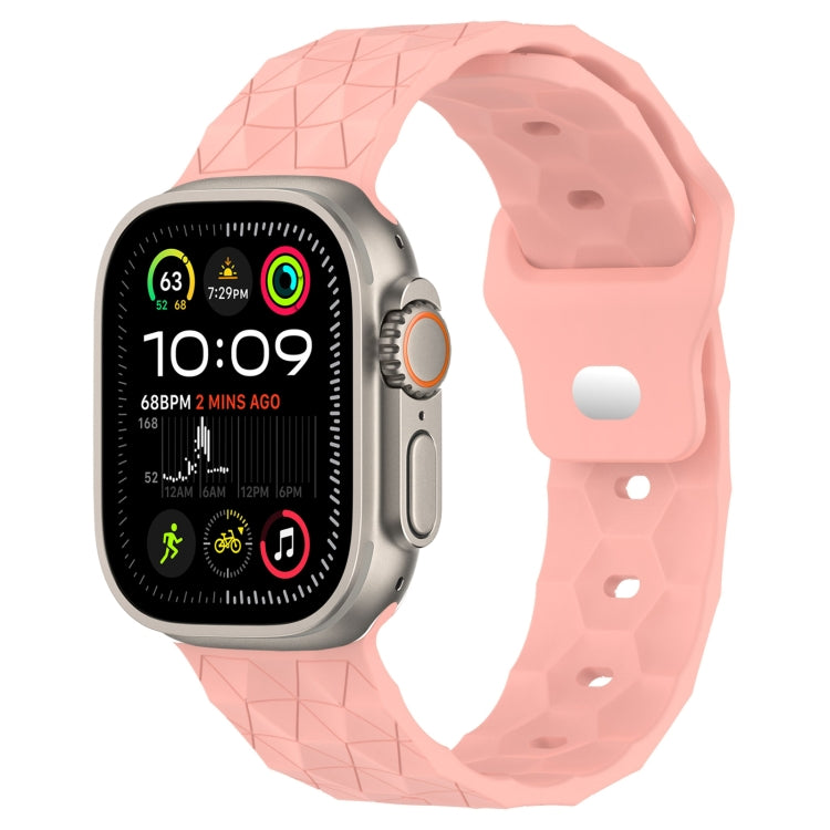 Cinturino per orologio in silicone con trama di calcio, For Apple Watch Ultra 2 49mm, For Apple Watch 9 45mm